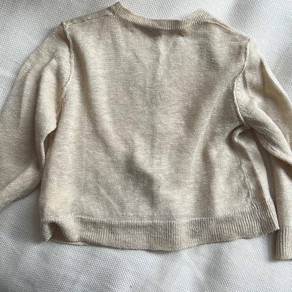 Bonpoint linen baby cardigan - Picture 4 of 4